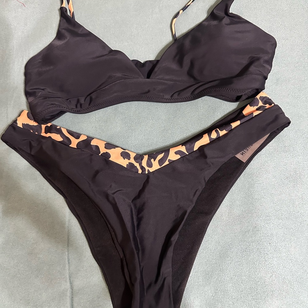 SHEIN Black Bikini Set